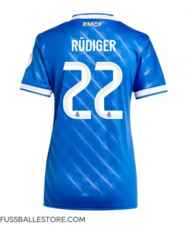 Günstige Real Madrid Antonio Rudiger #22 3rd trikot Damen 2025-26 Kurzarm
